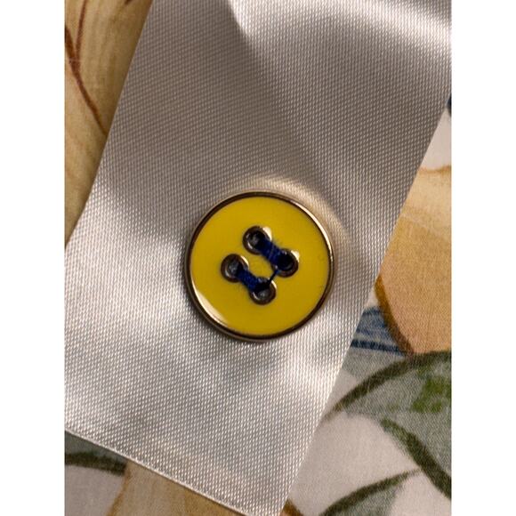 Farm Rio Sicily Scarf Cotton Flutter Floral Maxi Dress Size Medium - Picture 9 of 11